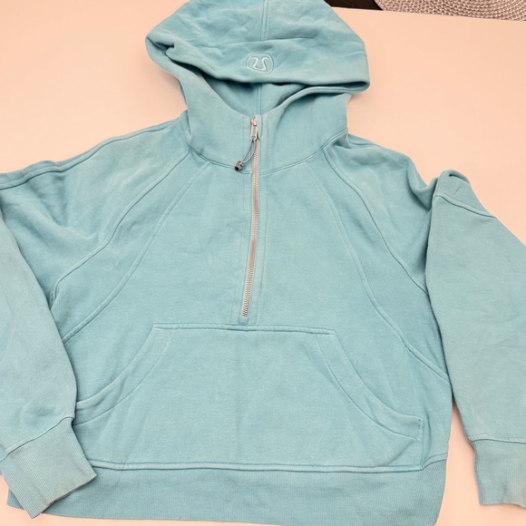 Lululemon Athletica Light Blue Hoodie Green Mint color Size XS - Picture 3 of 4